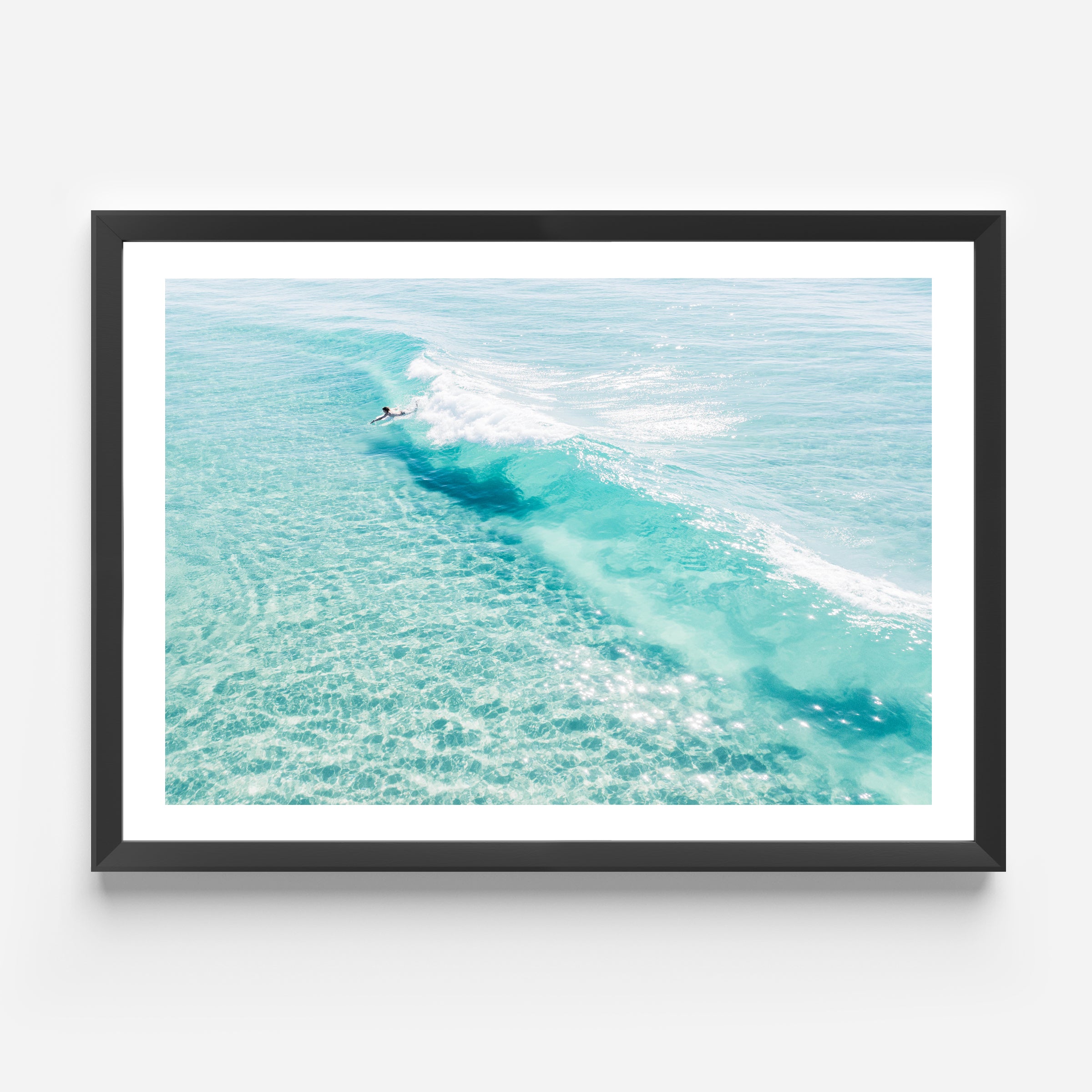 Belongil Beach, Byron Bay – Shimmering Turquoise Water Art Print