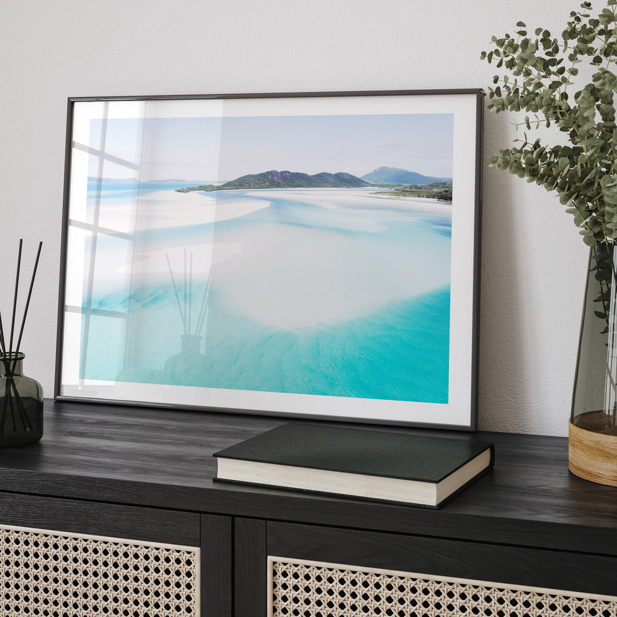 Hill Inllet Hill Inlet, Whitsunday Island – Shallow Inlet Waters Fine Art Print ...