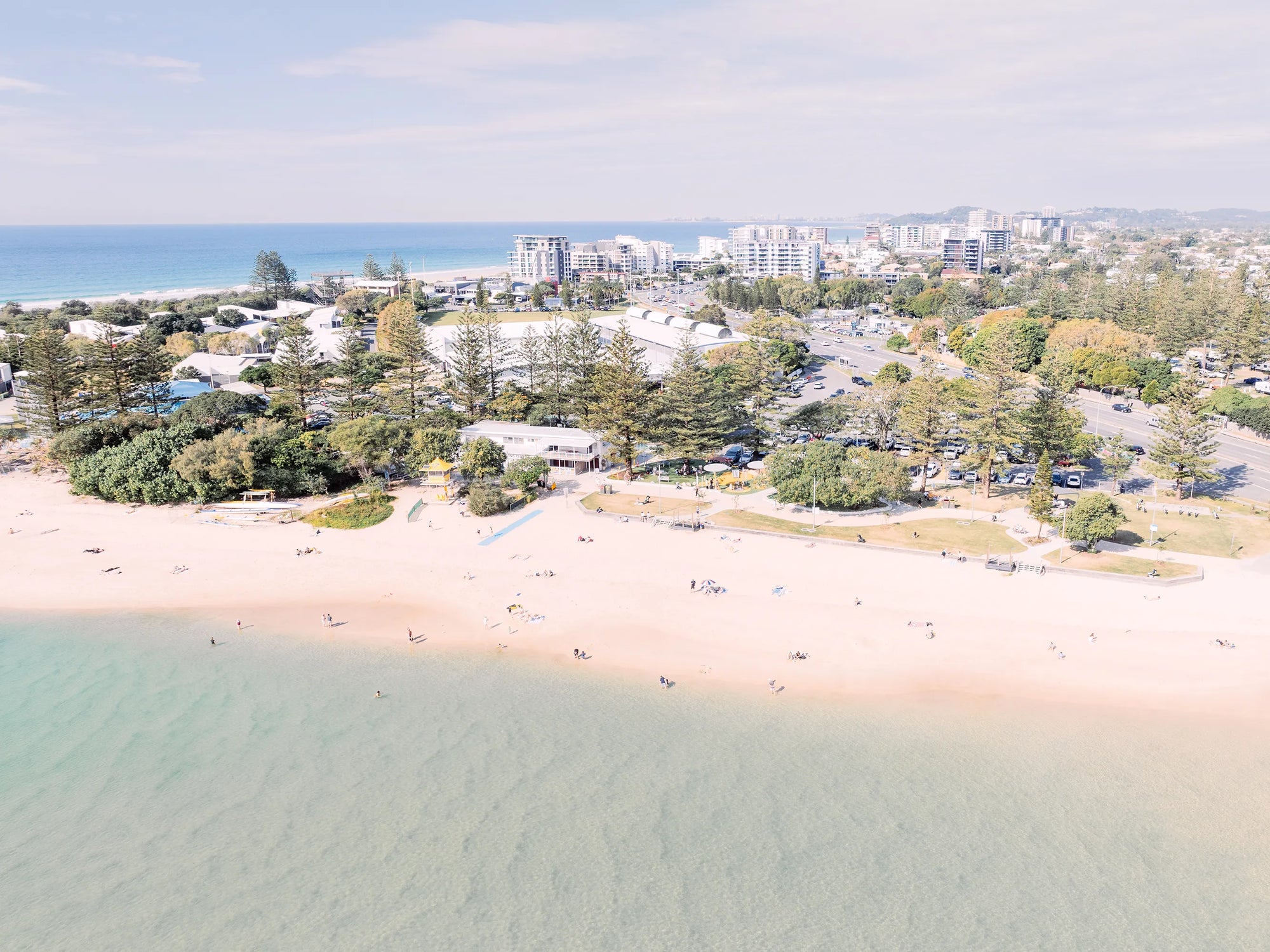 Tallebudgera Creek, Burleigh Heads fine art print with muted tropical tones and gentle coastal light.
