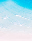 Twilight Beach, Esperance aerial view with bright turquoise water and soft coastal tones captured as modern wall art.